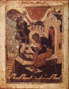 Saint Luke theEvangelist Painting the Ico of the Virgin unknow artist